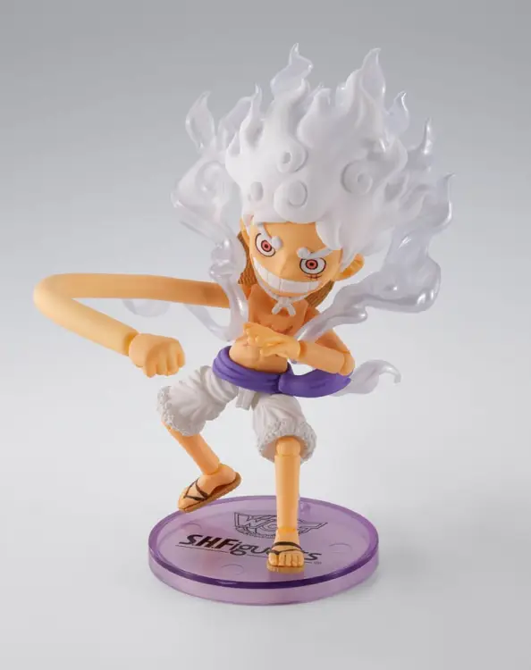 Bandai Tamashii Nations - ONE PIECE - Luffy Gear 5 - Figure WCF X S.H. Figuarts 8cm