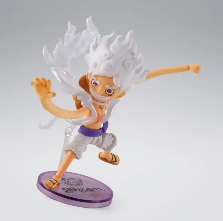 Bandai Tamashii Nations - ONE PIECE - Luffy Gear 5 - Figure WCF X S.H. Figuarts 8cm