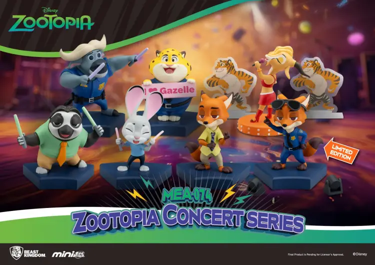 Beast Kingdom - ZOOTOPIA - Concert Series - Set 6 Figurine Blind Box 8cm