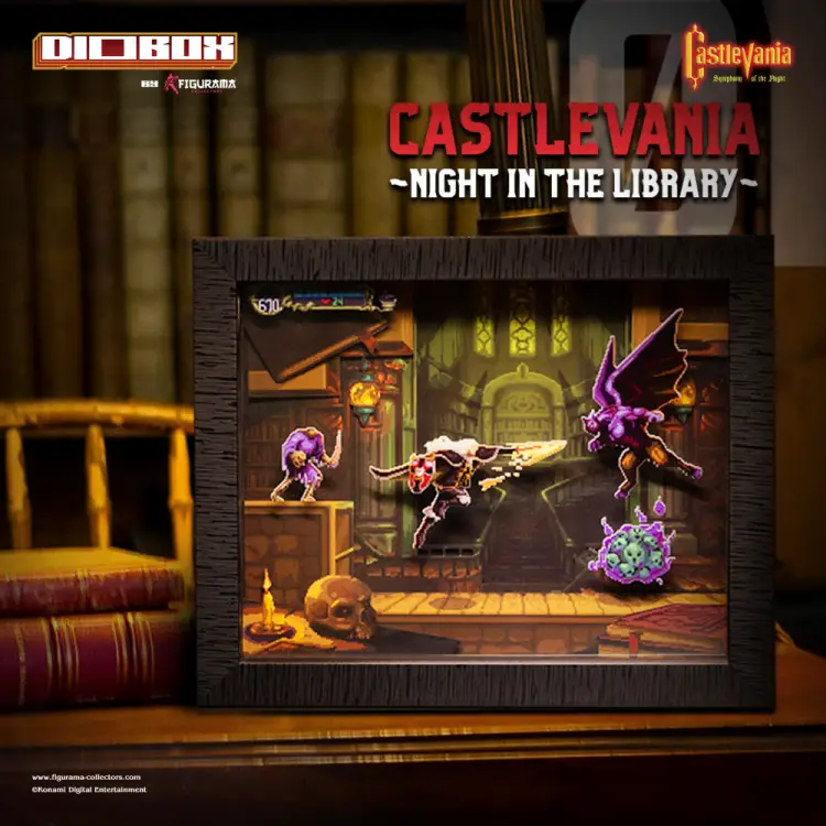 Figurama - CASTLEVANIA - Night in the library - Diobox 34cm