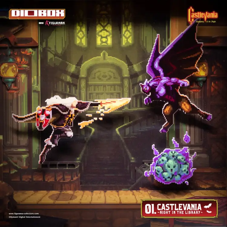 Figurama - CASTLEVANIA - Night in the library - Diobox 34cm