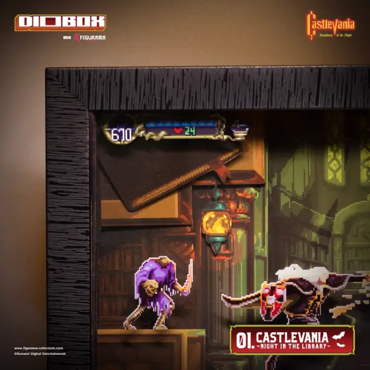 Figurama - CASTLEVANIA - Night in the library - Diobox 34cm