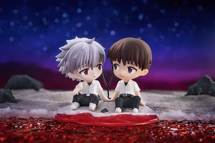Goodsmile - EVANGELION - Shinji Ikari & Kaworu Nagisa - Figure Mini Memory 8.5cm