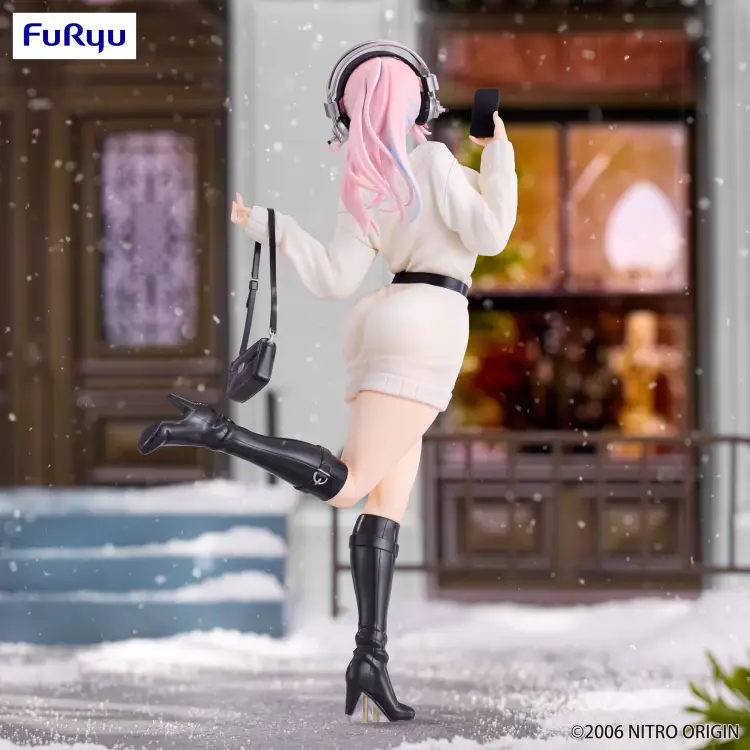 Furyu - SUPER SONICO - Winter Memory - Statue Trio-Try-It 21cm