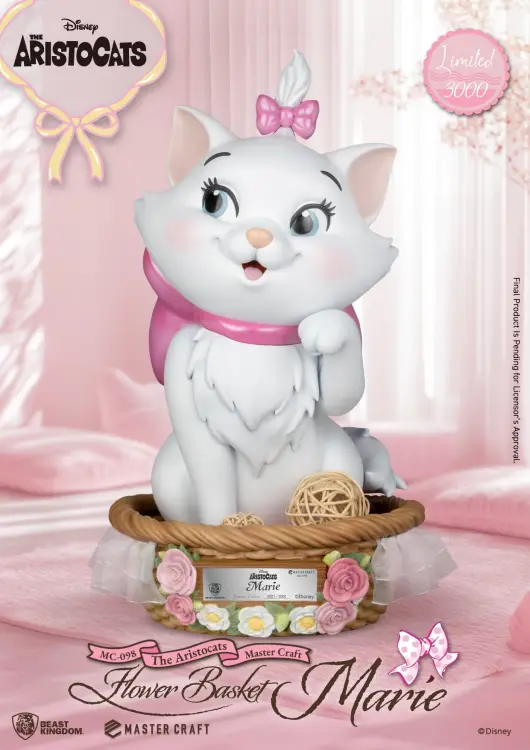 Beast Kingdom - THE ARISTOCATS - Flower Basket Marie - Statue Master Craft 32.9cm