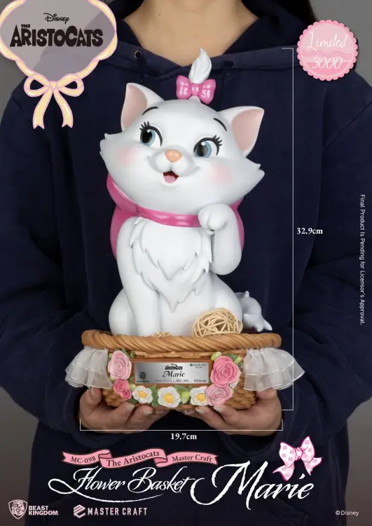 Beast Kingdom - THE ARISTOCATS - Flower Basket Marie - Statue Master Craft 32.9cm