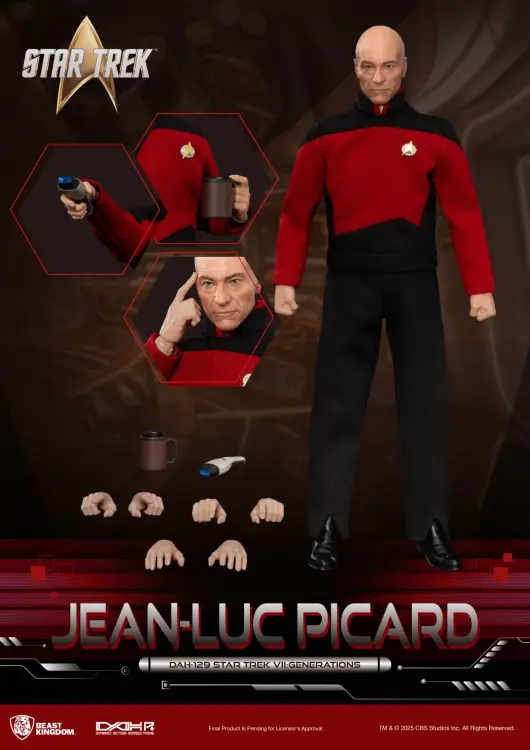 Beast Kingdom - STAR TREK GENERATIONS - Jen-Luc Picard - Figure 20.5cm