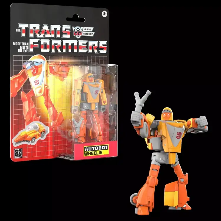 Hasbro - TRANSFORMERS - G1 Autobot Wheelie - Figure Retro 11cm