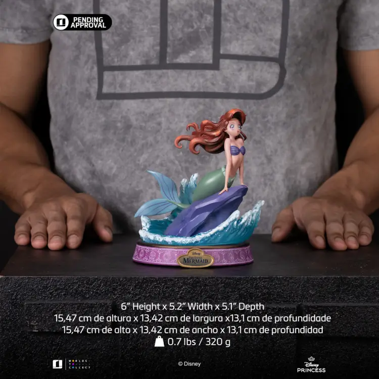 Iron Studios - DISNEY PRINCESS - Ariel - Statue Anime Princess 15cm