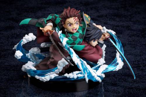 Aniplex - DEMON SLAYER - Tanjiro & Giyuu - Statue 13cm