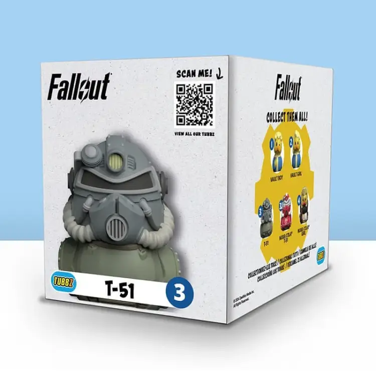 Fallout Boxed Tubbz - T-51 #3 Bath Duck Figure (10cm) kaczka