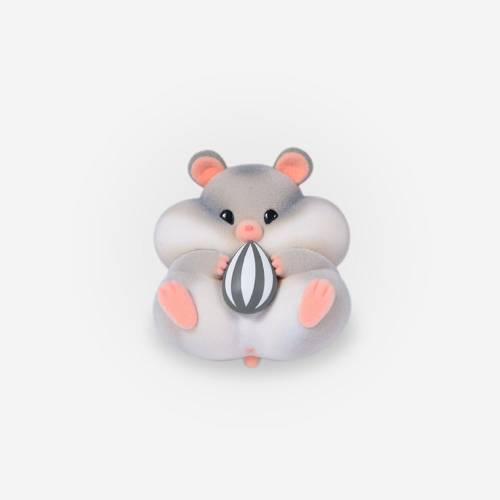 FLOCKING RICH HAMSTER - Hamster's Daily life - 4-7cm