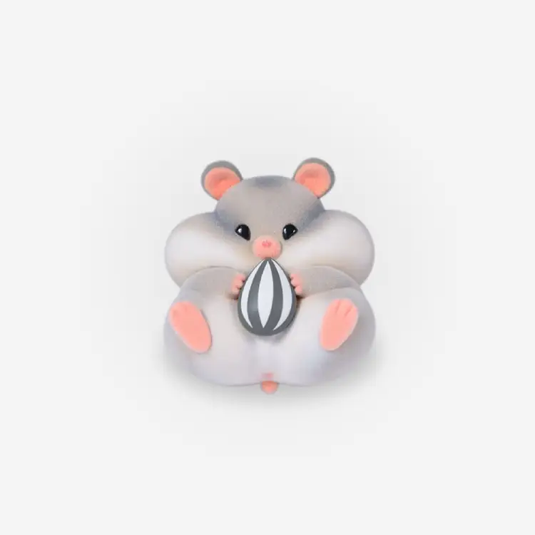 FLOCKING RICH HAMSTER - Hamster's Daily life - 4-7cm