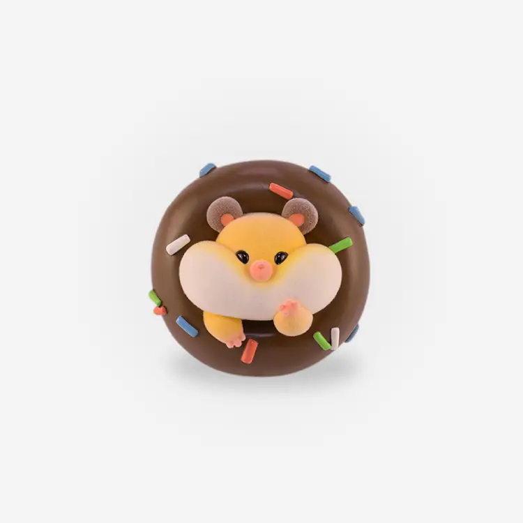 FLOCKING RICH HAMSTER - Hamster's Daily life - 4-7cm