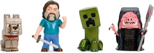 Jada Toys - MINECRAFT MOVIE - Display of 2,5" Figures - 4 Modèles - 12pc - Wave 5