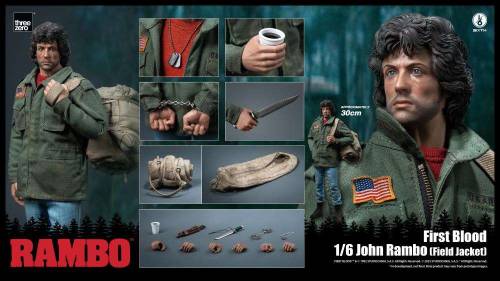 Threezero - RAMBO FIRST BLOOD - John Rambo "Field Jacket" - Figure 1/6 30cm