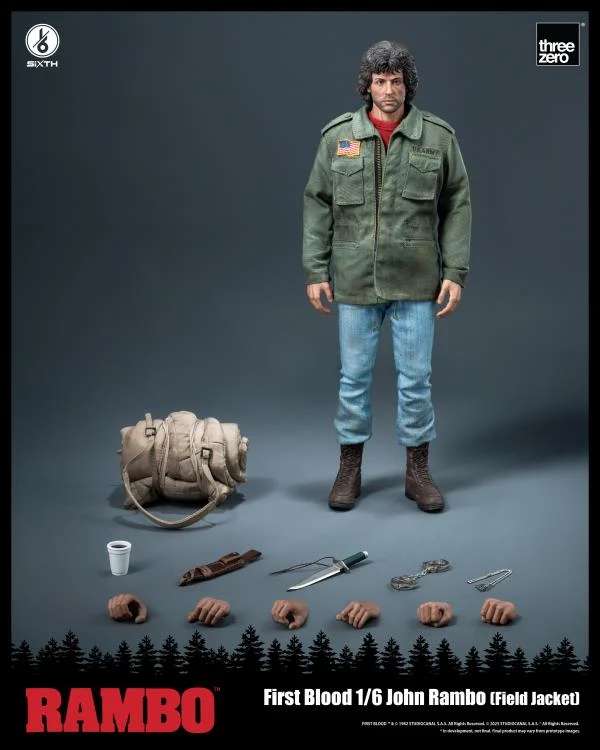 Threezero - RAMBO FIRST BLOOD - John Rambo "Field Jacket" - Figure 1/6 30cm
