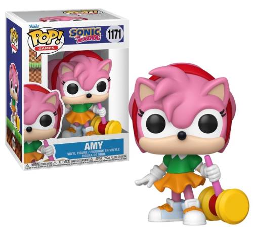 Funko - SONIC - POP Games N° 1171 - Amy Rose with Chase