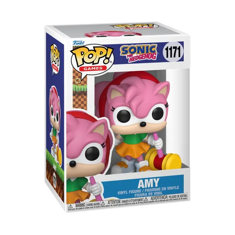 Funko - SONIC - POP Games N° 1171 - Amy Rose with Chase