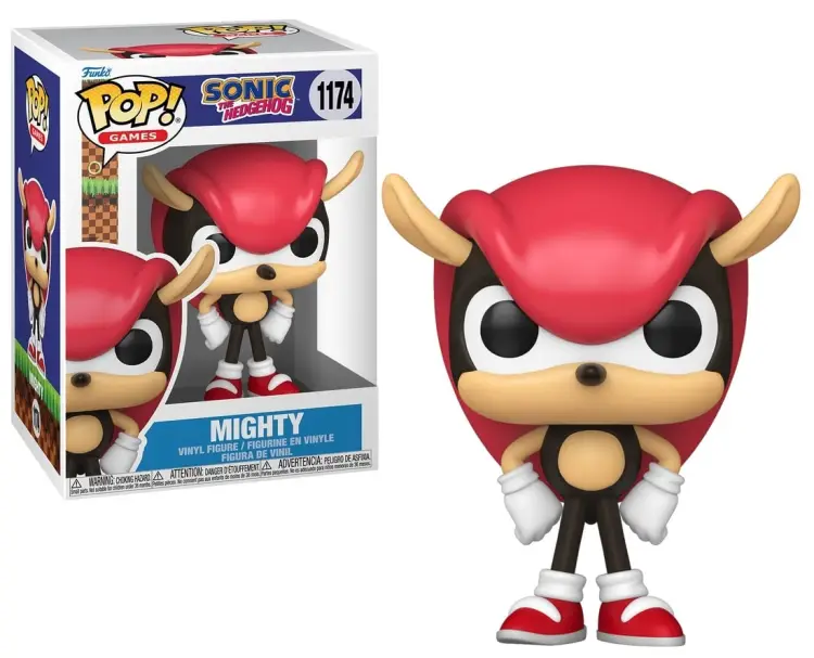 Funko - SONIC - POP Games N° 1174 - Mighty the Armadillo