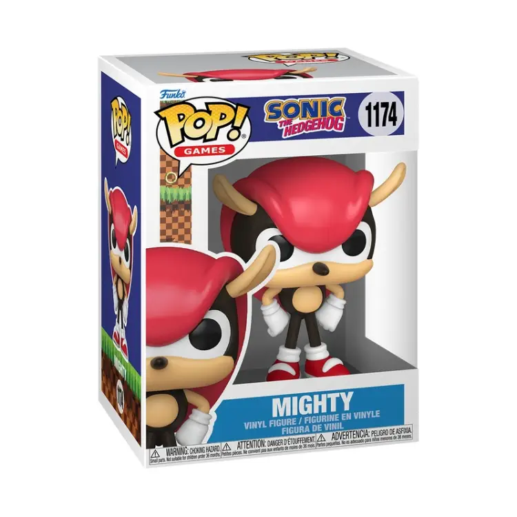 Funko - SONIC - POP Games N° 1174 - Mighty the Armadillo