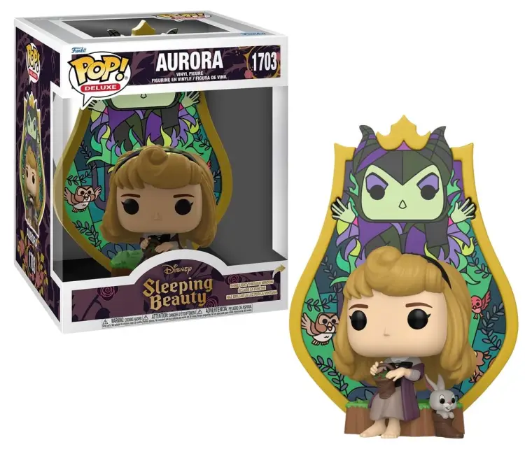 Funko - SLEEPING BEAUTY - POP Deluxe N° 1703 - Aurora (Stained Glass)