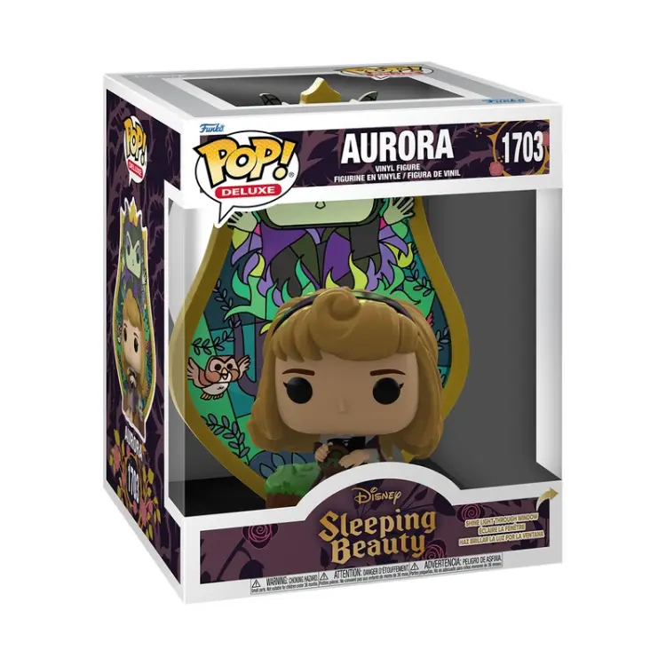 Funko - SLEEPING BEAUTY - POP Deluxe N° 1703 - Aurora (Stained Glass)