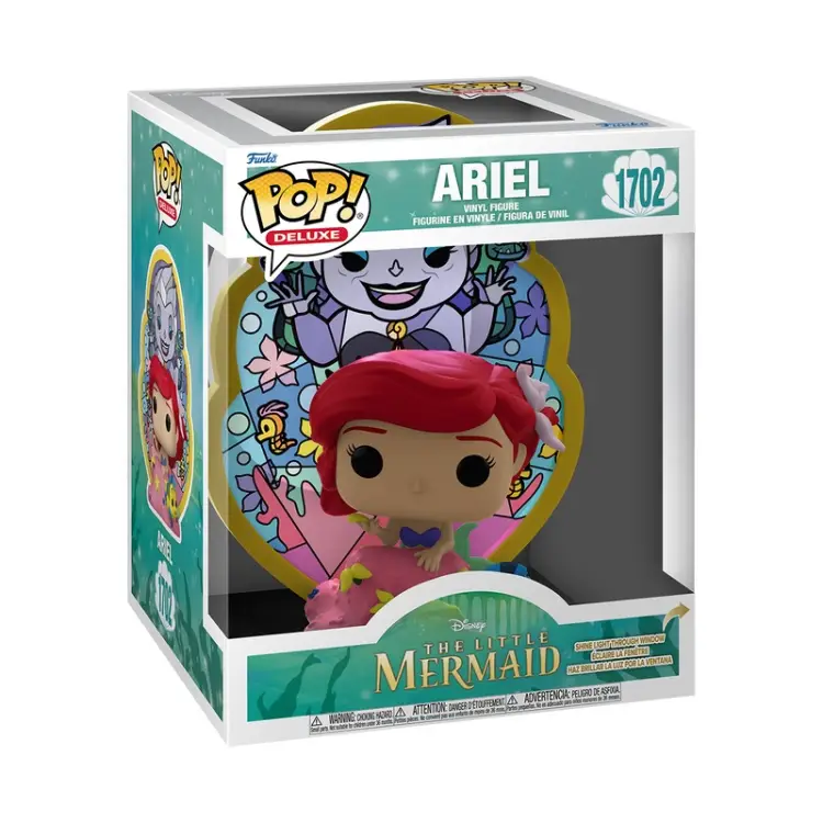 Funko - LITTLE MERMAID - POP Deluxe N° 1702 - Ariel (Stained Glass)