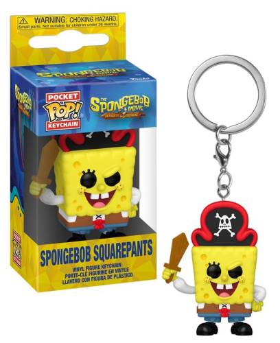 THE SPONGEBOB MOVIE - Kieszonkowy brelok do kluczy - Bob (Pirat)