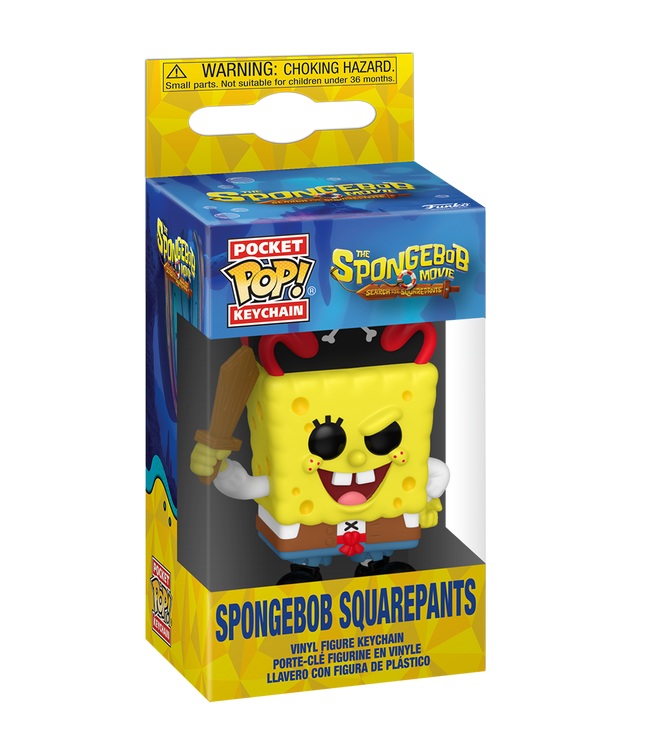 THE SPONGEBOB MOVIE - Kieszonkowy brelok do kluczy - Bob (Pirat)
