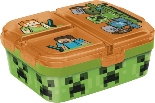 Stor Minecraft - Creeper - Pudełko śniadaniowe wielokomorowe