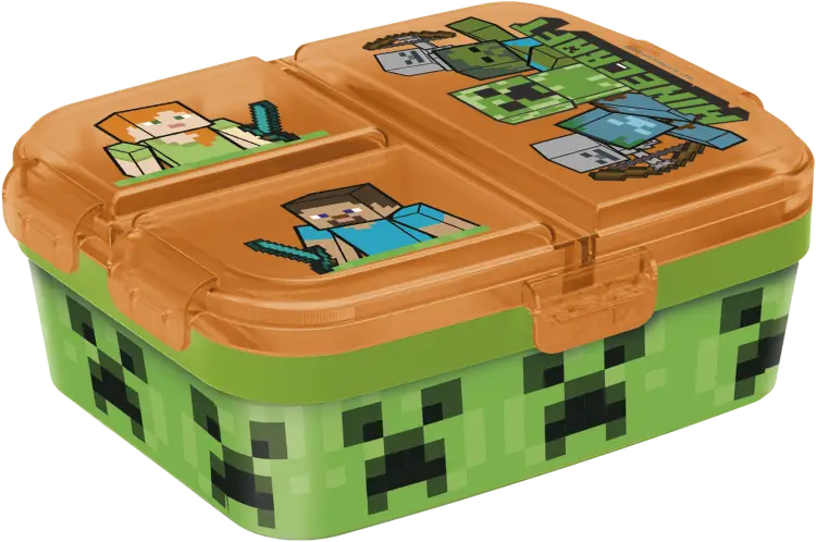 Stor Minecraft - Creeper - Pudełko śniadaniowe wielokomorowe