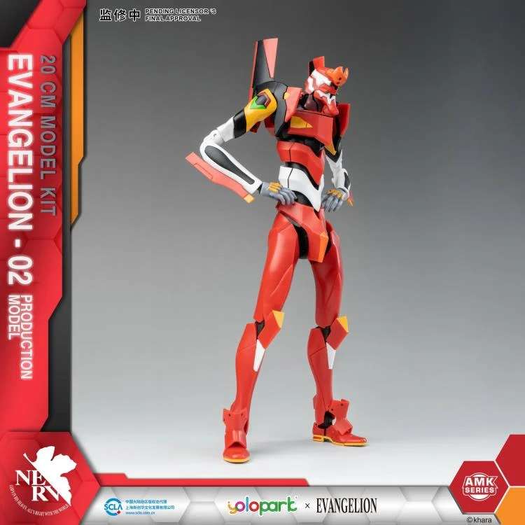 EVANGELION - Eva-02 Amk - Zestaw modelarski 20 cm