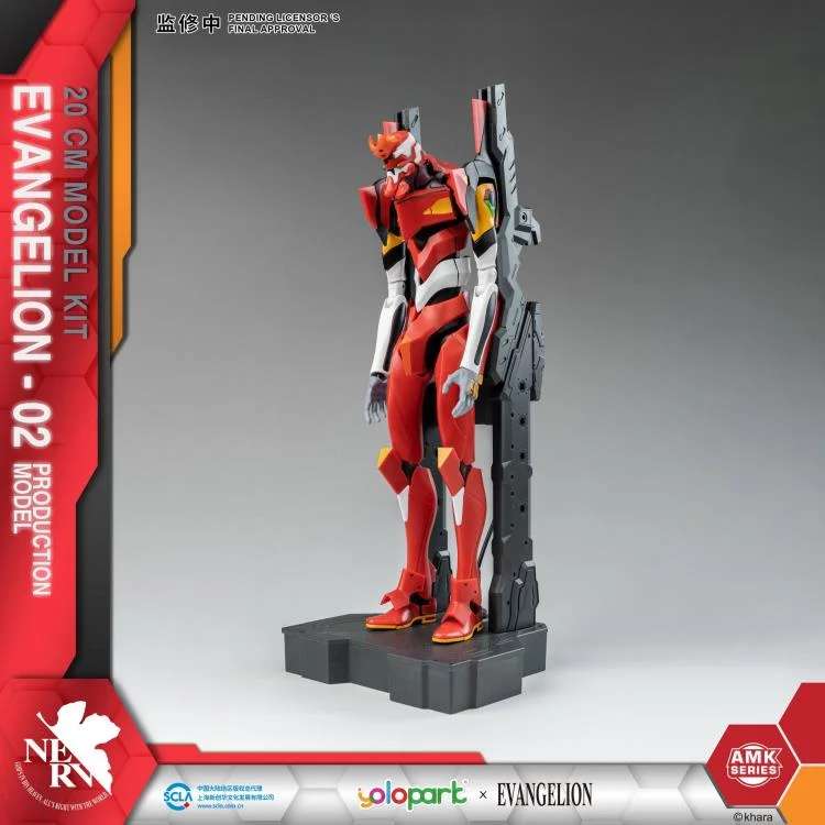 EVANGELION - Eva-02 Amk - Zestaw modelarski 20 cm
