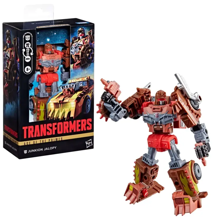 Hasbro - TRANSFORMERS - Junkion Jalopy - Figure Age of the Primes Deluxe 14cm
