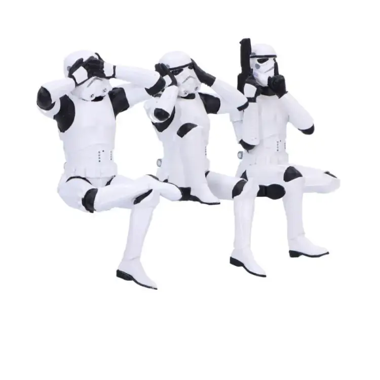 Nemesis Now - Stormtrooper - Three Wise Sitting Stormtroopers 11 cm