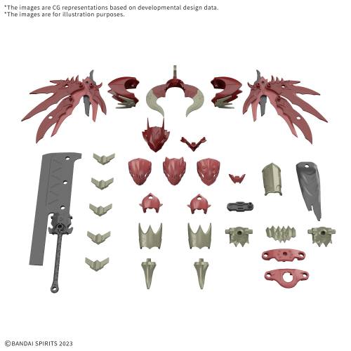 Bandai Model Kit - 30MF - Class up armor (Dragonia Lord) - Model Kit