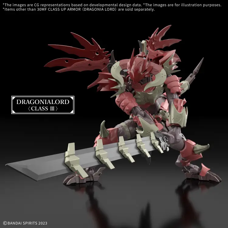Bandai Model Kit - 30MF - Class up armor (Dragonia Lord) - Model Kit