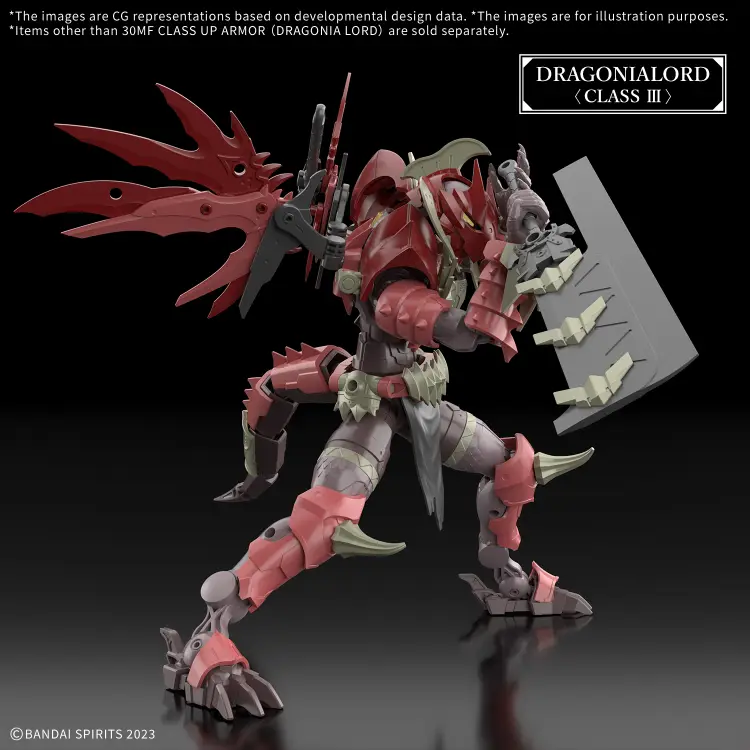 Bandai Model Kit - 30MF - Class up armor (Dragonia Lord) - Model Kit