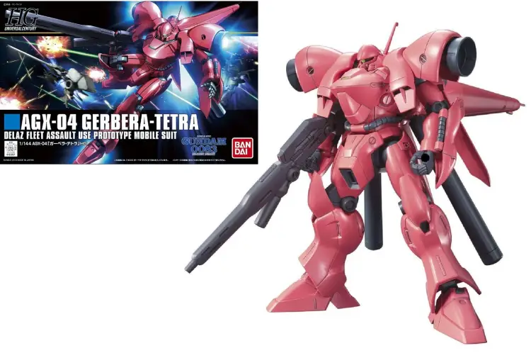 Bandai Model Kit - GUNDAM - Model Kit - High Grade - AGX-04 Gerbera-Tetra - 1/144