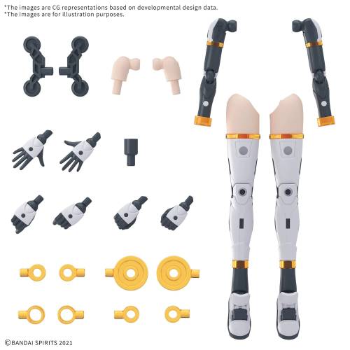 Bandai Model Kit - 30MS - Option parts set 19 (Dash Unit) (Color A) - Model Kit