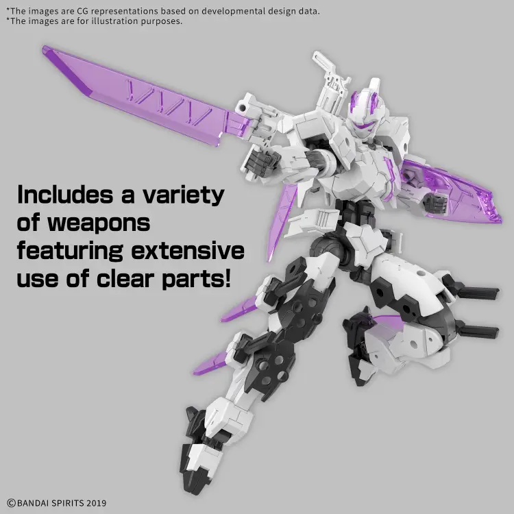 Bandai Model Kit - 30MM - 1/144 EXM-X20A Levinix (Type-A) - Model Kit