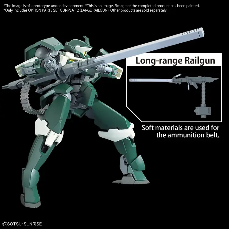 Bandai Model Kit - GUNDAM - Option Parts Set Gunpla 12 (Large Railgun) - Model Kit