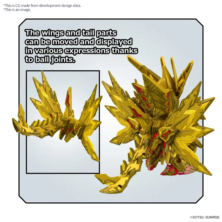 Bandai Model Kit - GUNDAM - SDW Heroes Superior Strike F Dragon - Model Kit