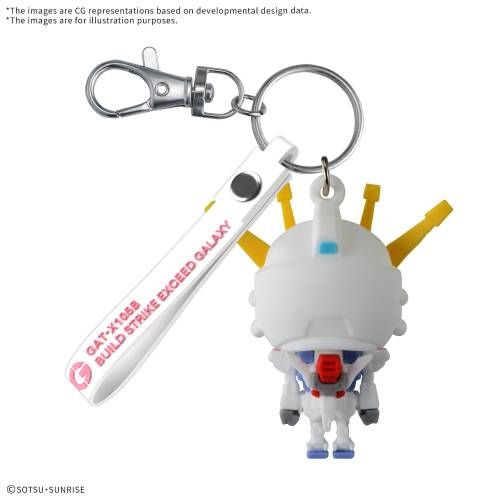 Bandai Model Kit - GUNDAM - Build STPLA-KUN - 3D Rubber Mascot Keychain