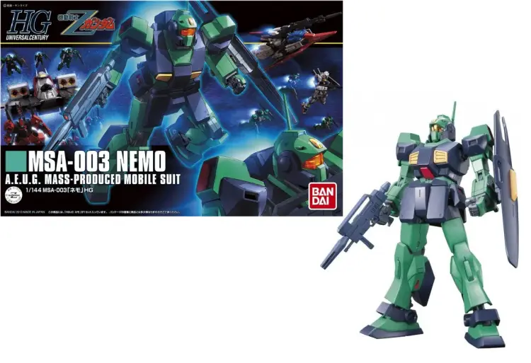 Bandai Model Kit - GUNDAM - HGUC 1/144 MSA-003 Nemo - Model Kit
