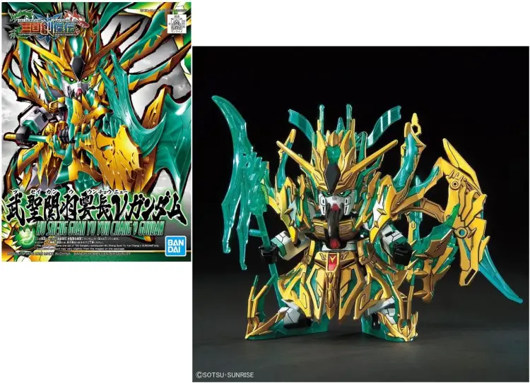 Bandai Model Kit - GUNDAM - SD Sangoku Wu Sheng Guan Yu Yun Chang  V Gundam - Model Kit