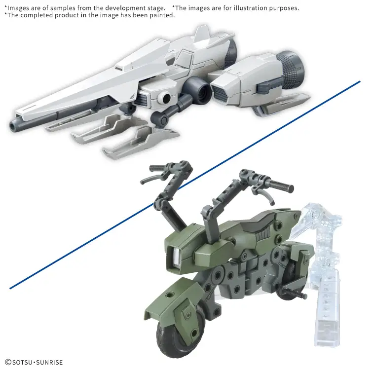 Bandai Model Kit - GUNDAM - Option Parts Set Gunpla 20 (Ride-on Set) - Model Kit