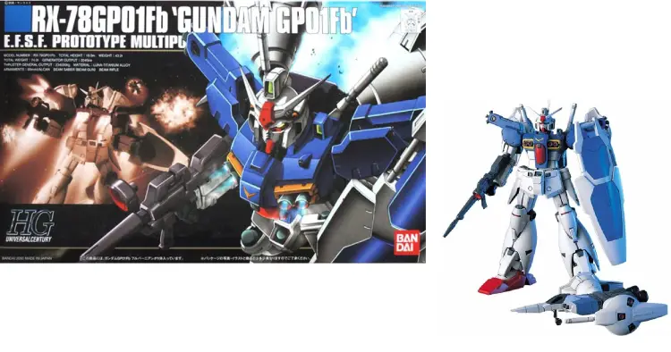 Bandai Model Kit - GUNDAM - HGUC RX-78GP01Fb Gundam GPF01Fb - Model Kit