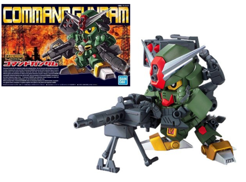 Bandai Model Kit - GUNDAM - SD - BB370 LegendBB Command Gundam - Model Kit - 8cm